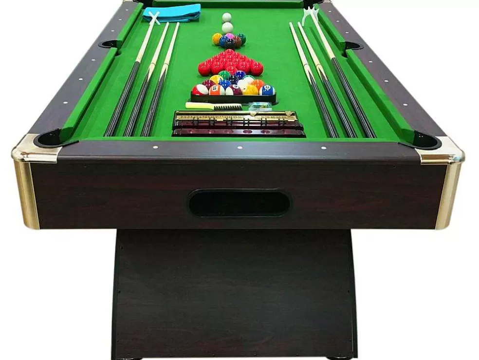 ELITESHOPPING Mesa De Sinuca Moderna De 7 Pés Completa Com Acessórios - Cronos* Jogo De Interior