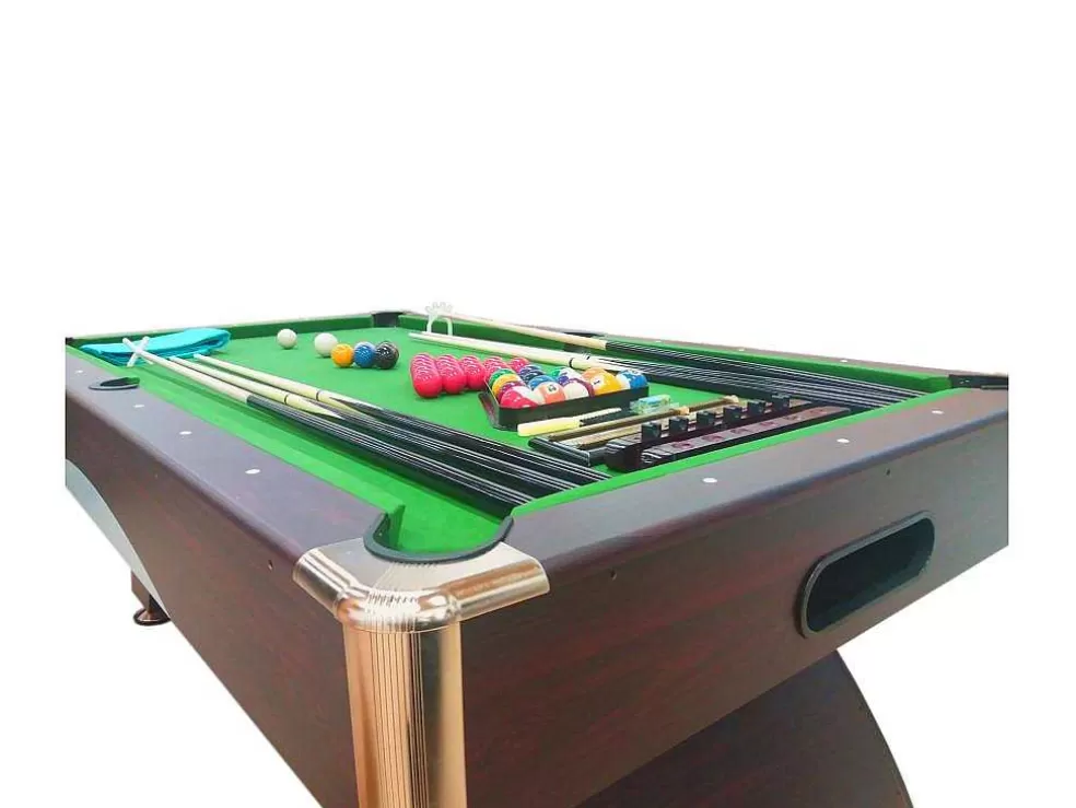 ELITESHOPPING Mesa De Sinuca Moderna De 7 Pés Completa Com Acessórios - Cronos* Jogo De Interior