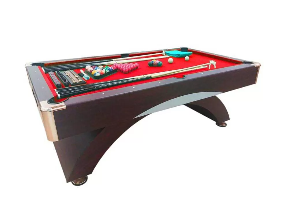 ELITESHOPPING Mesa De Sinuca Moderna De 7 Pés Completa Com Acessórios - Venon* Jogo De Interior