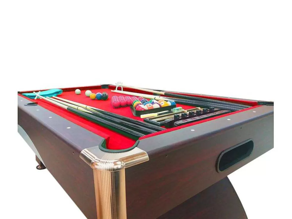 ELITESHOPPING Mesa De Sinuca Moderna De 7 Pés Completa Com Acessórios - Venon* Jogo De Interior