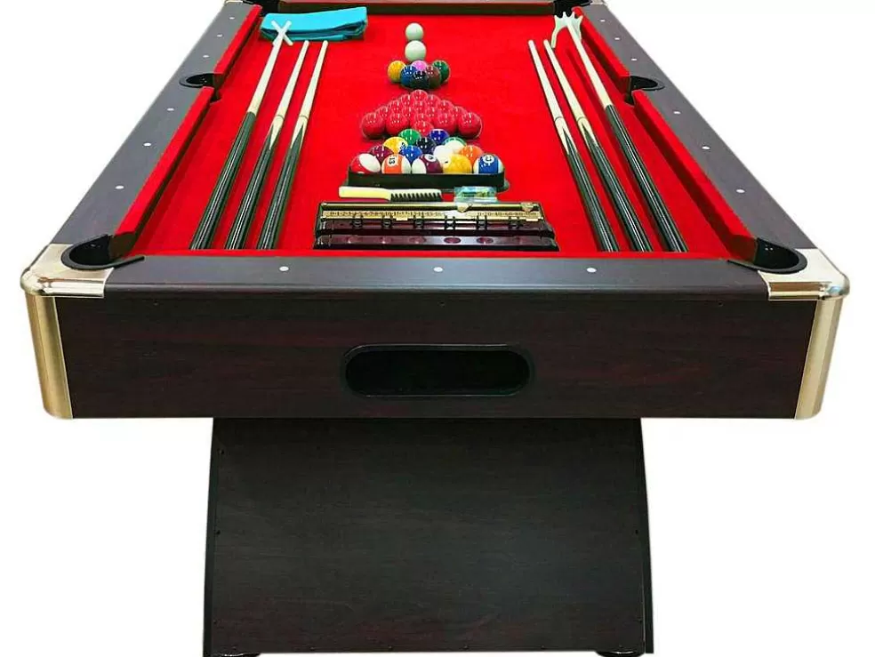 ELITESHOPPING Mesa De Sinuca Moderna De 7 Pés Completa Com Acessórios - Venon* Jogo De Interior