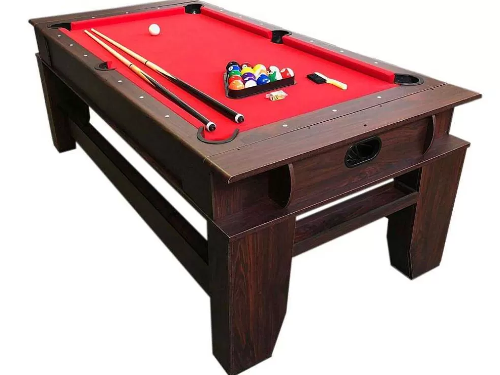 ELITESHOPPING Mesa De Sinuca Multijogos De 7 Pés Com Air Hockey Panther* Jogo De Interior