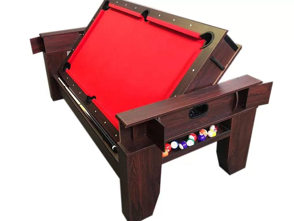 ELITESHOPPING Mesa De Sinuca Multijogos De 7 Pés Com Air Hockey Panther* Jogo De Interior