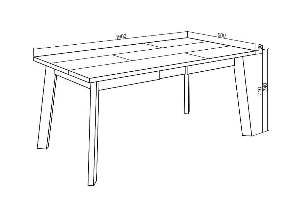 Skraut Home Mesa Sala De Jantar, 170, Para 8 Péssoas, Pés De Madeira, Carvahlo E Branco* Mesa De Jantar