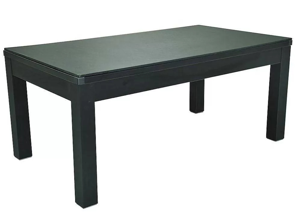 Vente-unique Mesa Transformavel De Bilhar E Ping-Pong Cor Preta De C182 X L102 X A80 Cm - Sousa* Mesa De Jantar