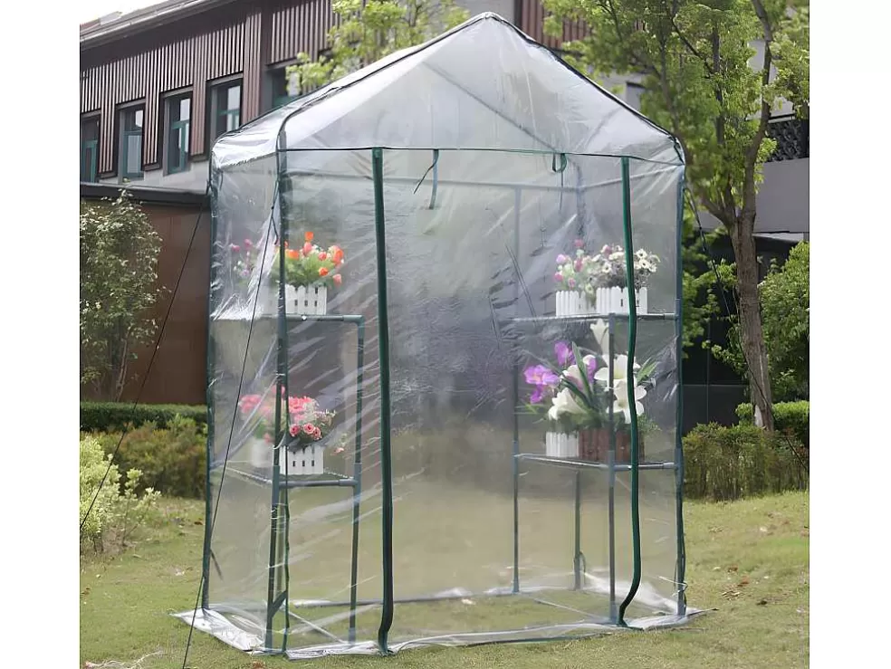 EXPERTLAND Mini Estufa Flexivel De Jardim Wilsonea 1M - C143 X L73 X A195 Cm* Estufas De Jardim
