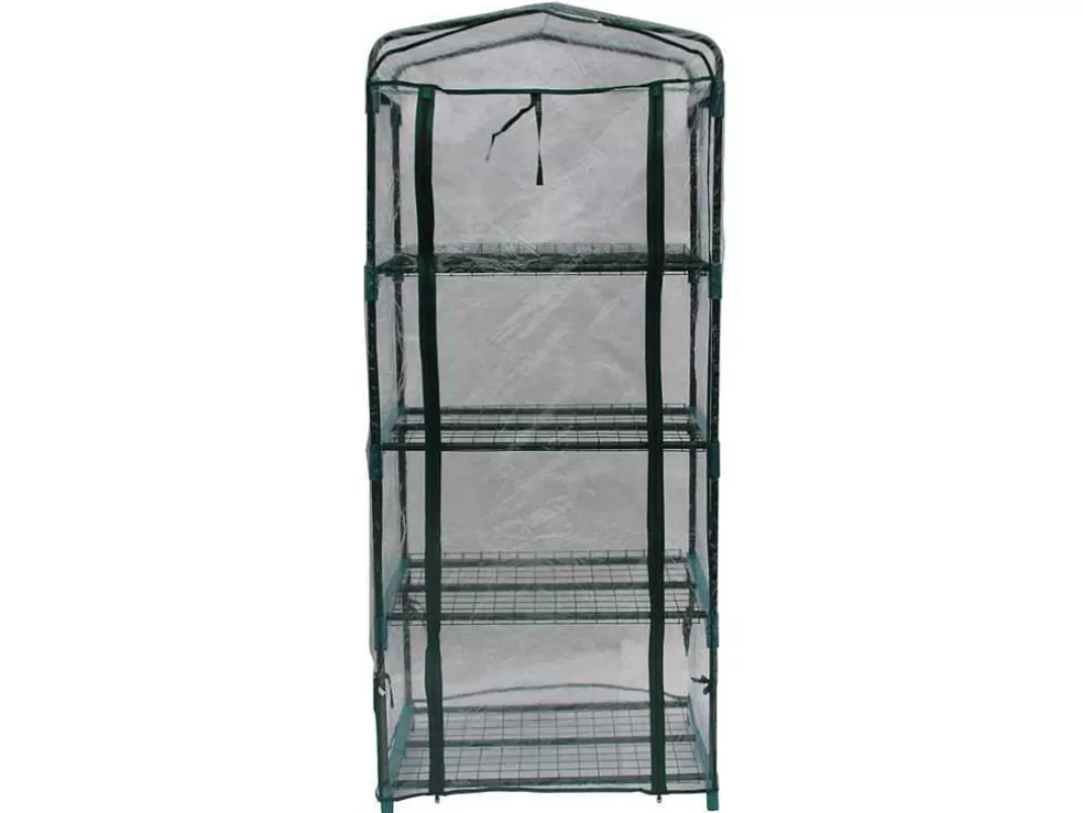 EXPERTLAND Mini Estufa Flexivel De Varanda Com Estrutura Em Aco Tigridia 0,35 M* Estufas De Jardim