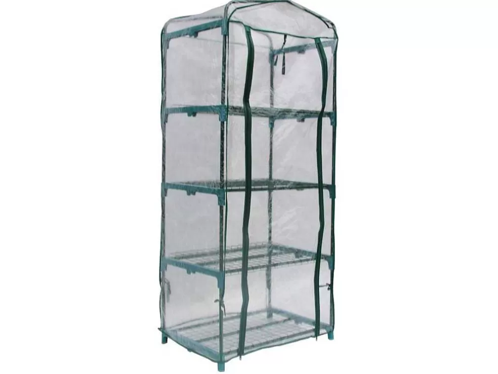 EXPERTLAND Mini Estufa Flexivel De Varanda Com Estrutura Em Aco Tigridia 0,35 M* Estufas De Jardim
