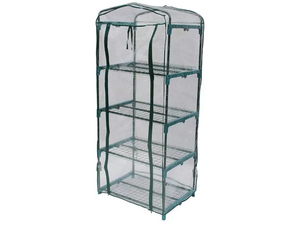 EXPERTLAND Mini Estufa Flexivel De Varanda Com Estrutura Em Aco Tigridia 0,35 M* Estufas De Jardim