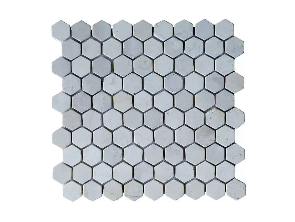 BRICOSOL Mosaico De Chao E De Parede Em Marmore Cinza Pack De 1 M - Caralis* Mosaico