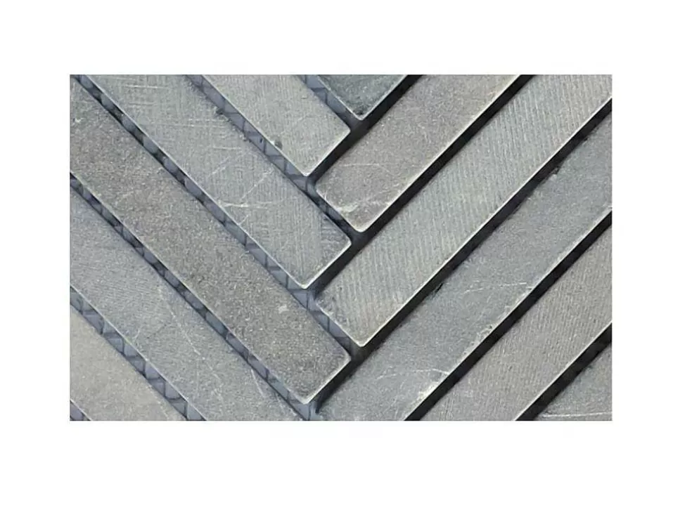 BRICOSOL Mosaico De Chao E De Parede Em Marmore Cinza Pack De 1 M - Mandros* Mosaico