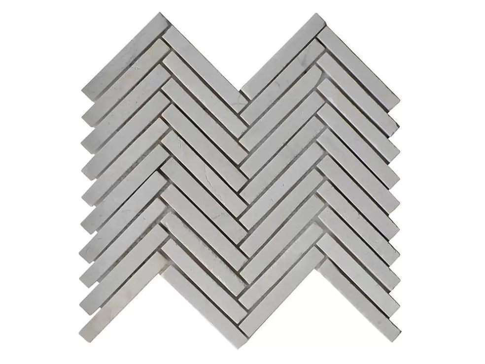 BRICOSOL Mosaico De Chao E De Parede Em Marmore Cor Creme Pack De 1 M - Mandros* Mosaico
