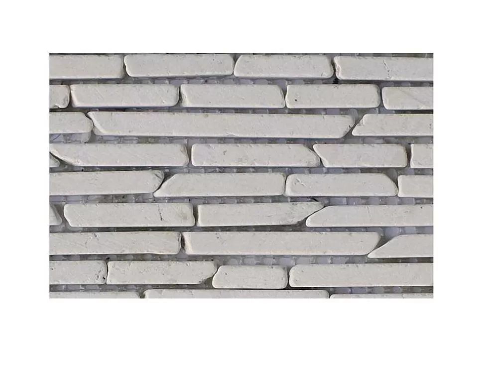 BRICOSOL Mosaico De Chao E De Parede Em Marmore Cor Creme Pack De 1 M - Moyali* Mosaico