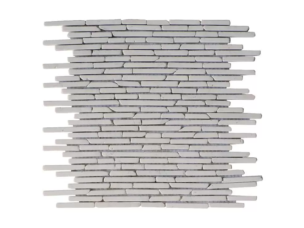 BRICOSOL Mosaico De Chao E De Parede Em Marmore Cor Creme Pack De 1 M - Moyali* Mosaico