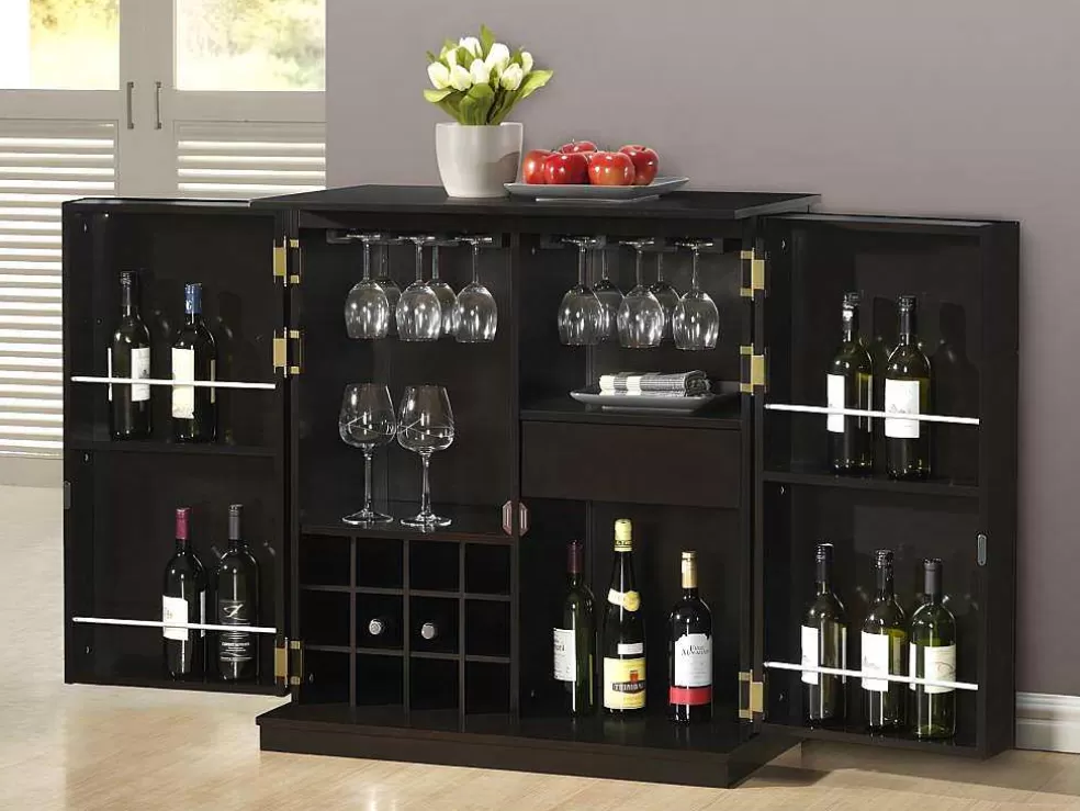 Vente-unique Móvel Bar Gordon - Seringueira E Mdf - Cor Vengue* Promoções Sala