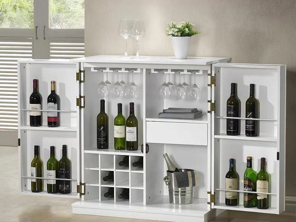Vente-unique Móvel Bar Gordon - Seringueira E Mdf - Cor Vengue* Promoções Sala