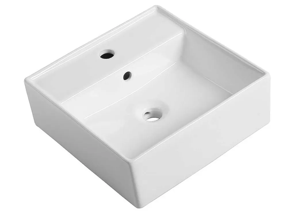 Vente-unique Móvel De Casa De Banho Em Teca Com Lavatório Duplo De 120 Cm - Bobotsari* Móvel Lavatório Duplo