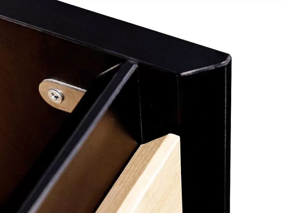 Vente-unique Móvel De Casa De Banho Suspenso Com Lavatório Embutido Cor Clara E Preto 80 Cm - Lannick* Móvel Lavatório Individual