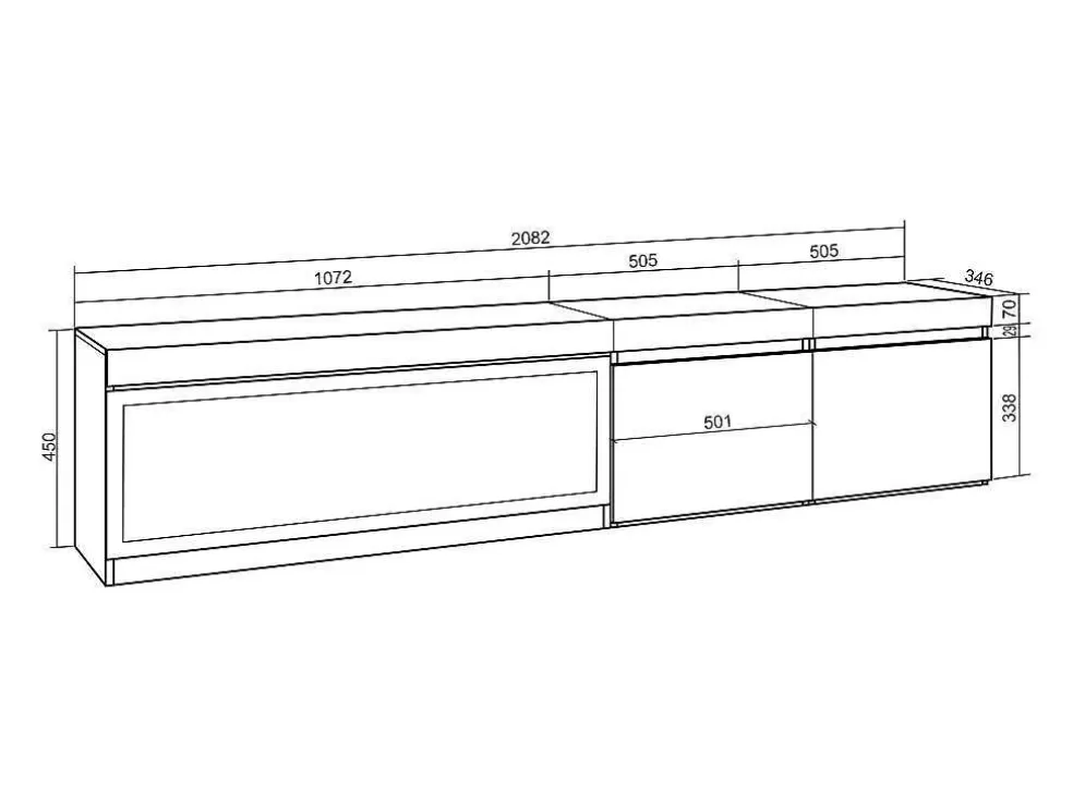 Skraut Home Móvel De Tv, 210, Para Televisores Ate 80", Lareira Electrica Xxl, Suspensos, Carvahlo* Móvel De Tv