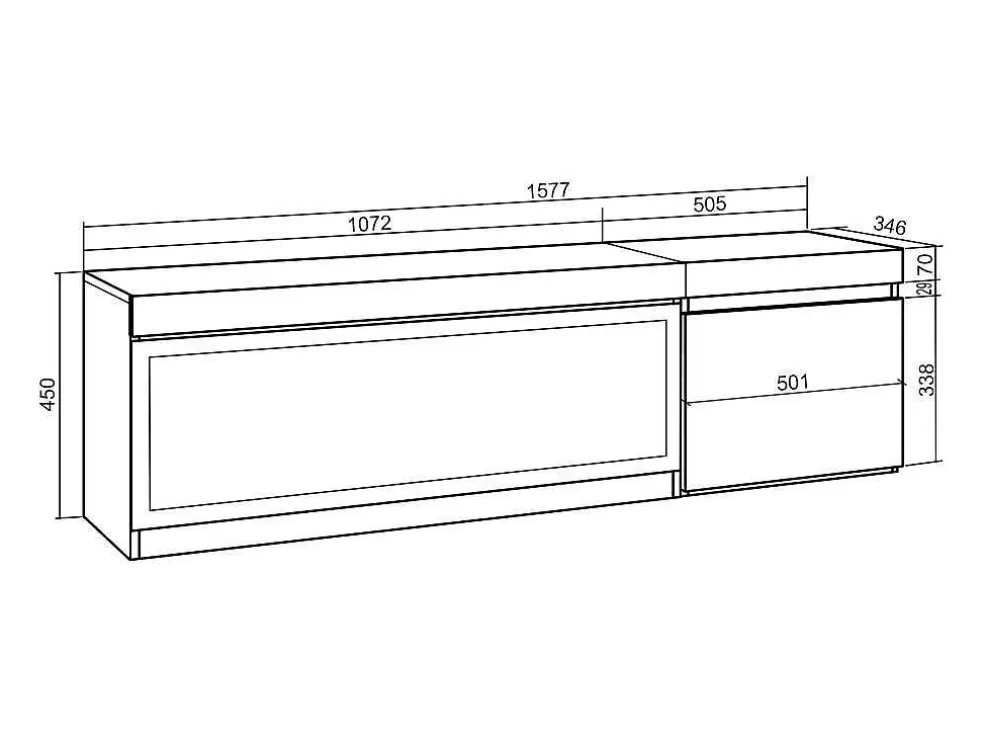 Skraut Home Móvel De Tv, 160, Para Televisores Ate 65", Lareira Electrica Xxl, Suspensos, Preto* Móvel De Tv