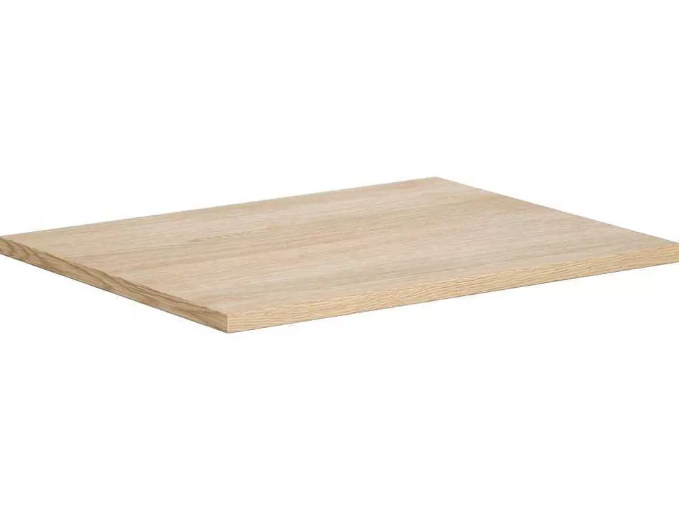 Vente-unique Móvel Para Colocar Sob O Lavatório Com Gaveta A Inglesa E Tampo, 60 Cm, Folha De Carvalho - Mesliva* Móvel Para Lavatório