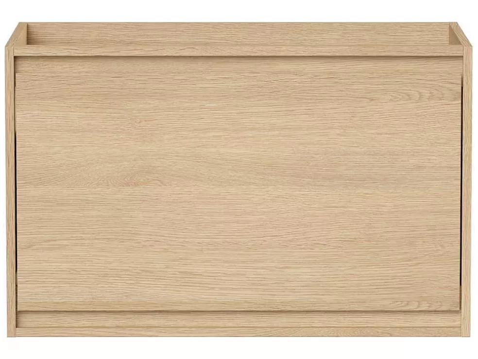 Vente-unique Móvel Para Colocar Sob O Lavatório Com Gaveta A Inglesa, Folha De Carvalho, 80 Cm - Mesliva* Promoções Casa De Banho & Bem-Estar