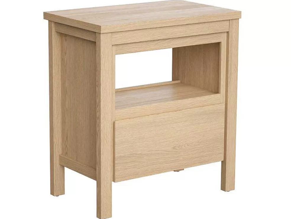 Vente-unique Móvel Para Colocar Sob O Lavatório Com Nicho De Arrumação E Tampo, 80 Cm, Folha De Carvalho - Cosmoti* Móvel Para Lavatório