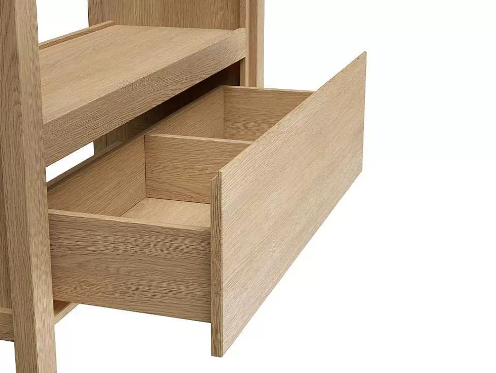 Vente-unique Móvel Para Colocar Sob O Lavatório Com Nicho De Arrumação E Tampo, 120 Cm, Folha De Carvalho - Cosmoti* Promoções Casa De Banho & Bem-Estar