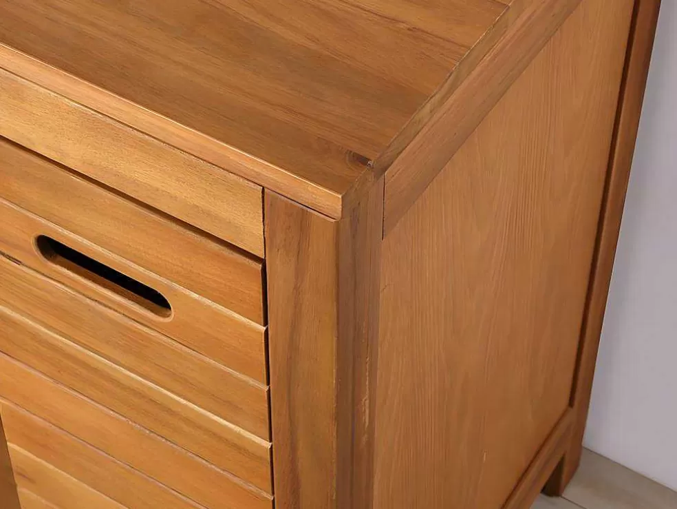 Vente-unique Móvel Para Colocar Sob O Lavatório Em Madeira De Acacia De 90 Cm - Pulukan* Móvel Para Lavatório