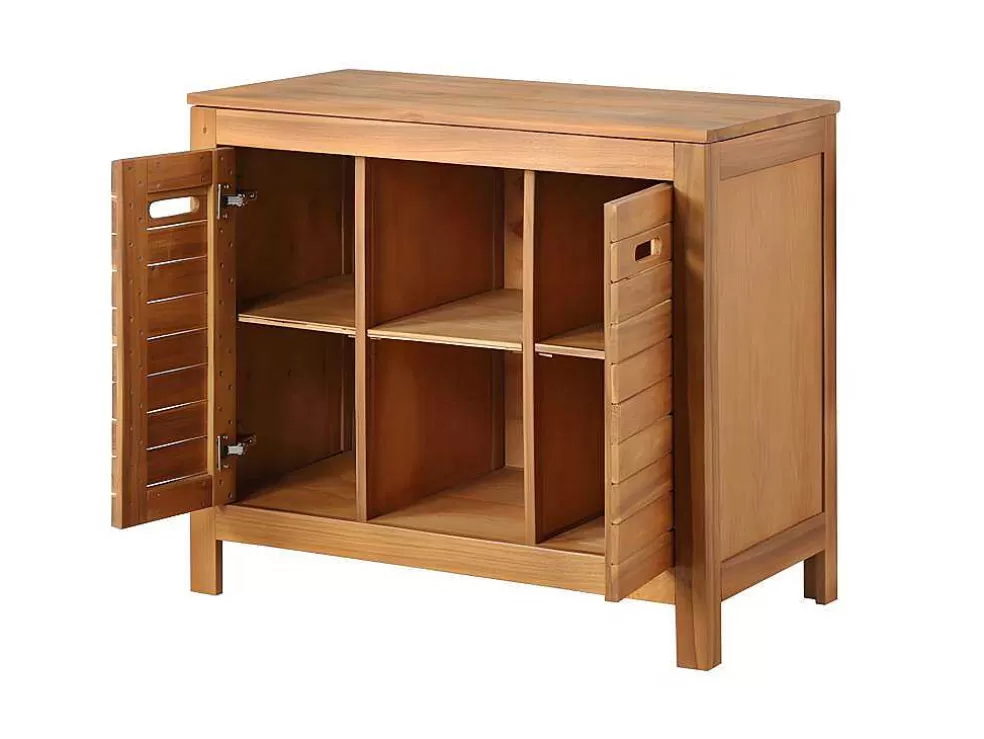 Vente-unique Móvel Para Colocar Sob O Lavatório Em Madeira De Acacia De 90 Cm - Pulukan* Móvel Para Lavatório