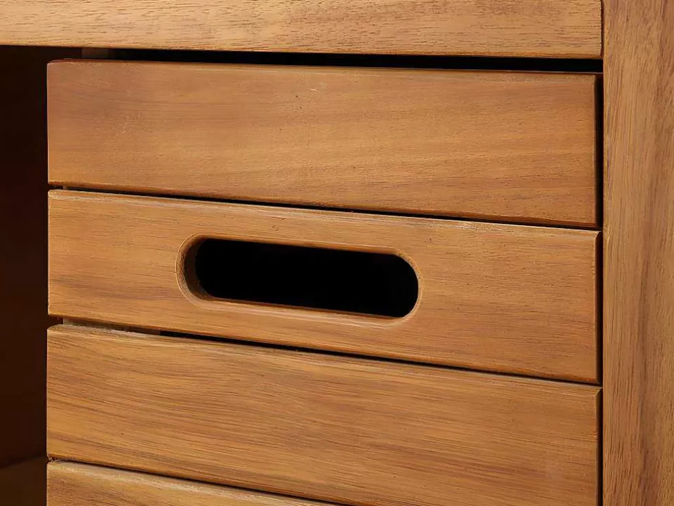 Vente-unique Móvel Para Colocar Sob O Lavatório Em Madeira De Acacia De 90 Cm - Pulukan* Móvel Para Lavatório
