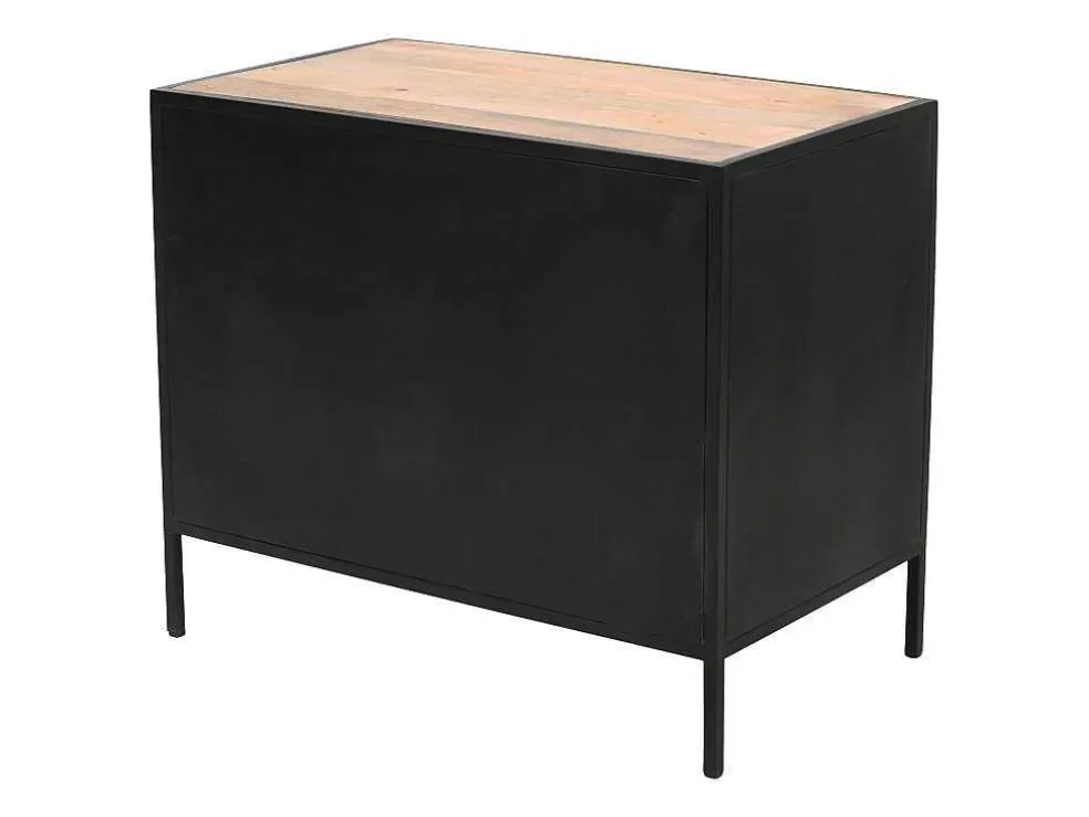 Vente-unique Móvel Para Colocar Sob O Lavatório Em Metal 2 Portas 95 Cm - Orionis* Móvel Para Lavatório