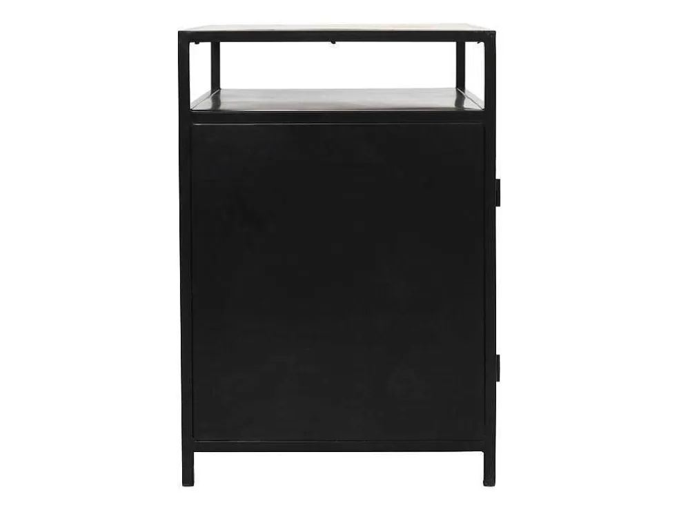 Vente-unique Móvel Para Colocar Sob O Lavatório Em Metal Preto 95 Cm - Eridani* Móvel Para Lavatório