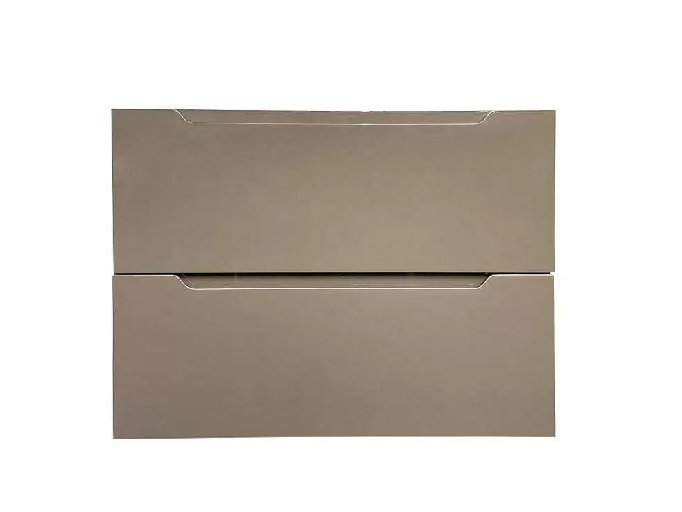Vente-unique Móvel Suspenso Para Colocar Sob O Lavatório Taupe 80 Cm - Stefanie* Móvel Para Lavatório