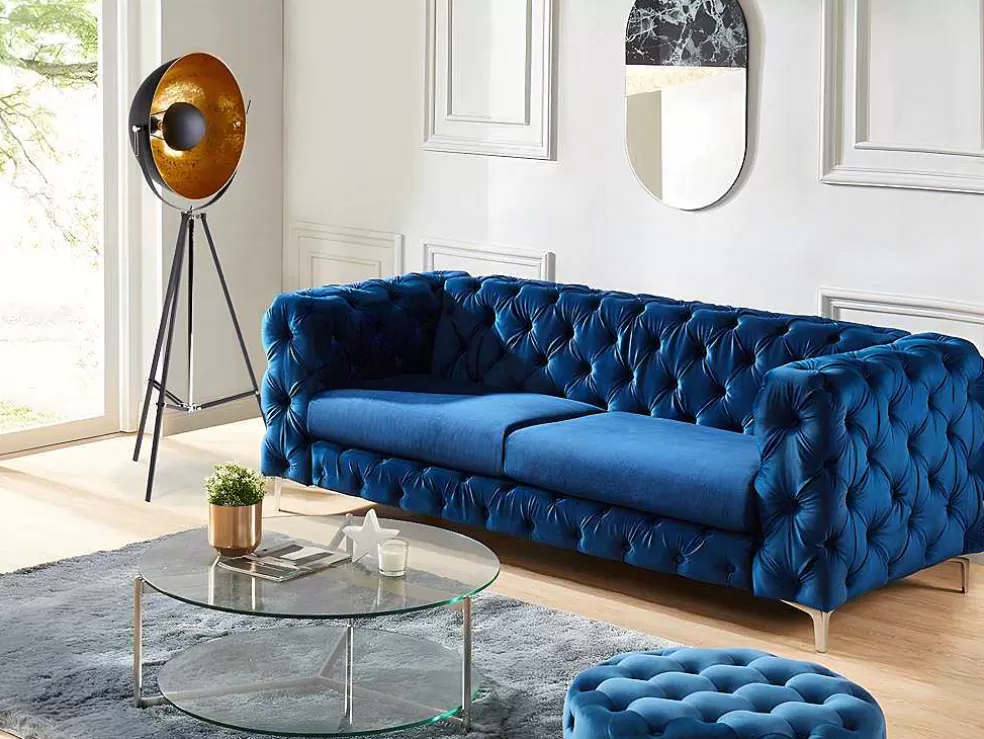 OZAIA Pack Colecao Movie: Candeeiro De Mesa + Candeeiro De Pe Preto Interior Dourado* Promoções Decoração