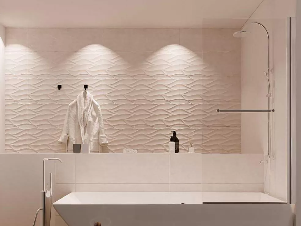 Shower & Design Painel De Banheira Com Toalheiro Em Metal Cromado De Estilo Industrial 70 X 140 Cm - Tobin* Resguardo De Banheira