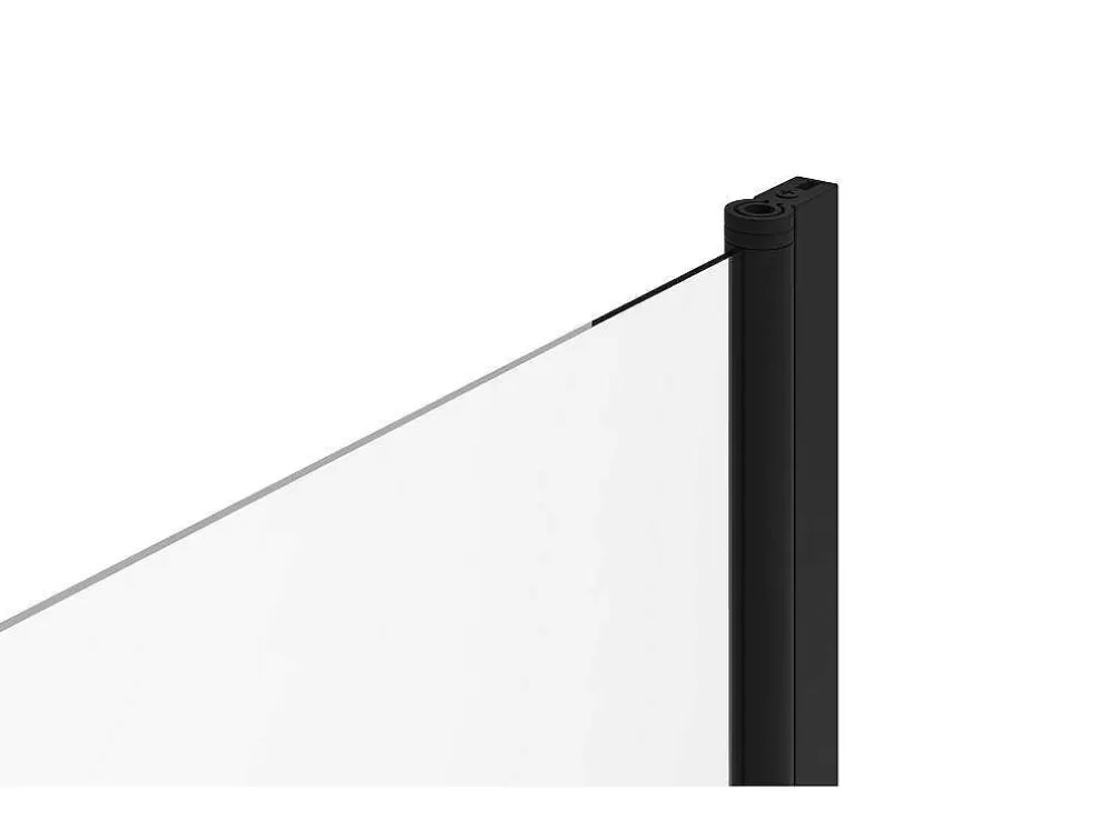 Shower & Design Painel De Banheira Com Toalheiro Em Metal Preto Mate Estilo Industrial 70 X 140 Cm - Tobin* Resguardo De Banheira