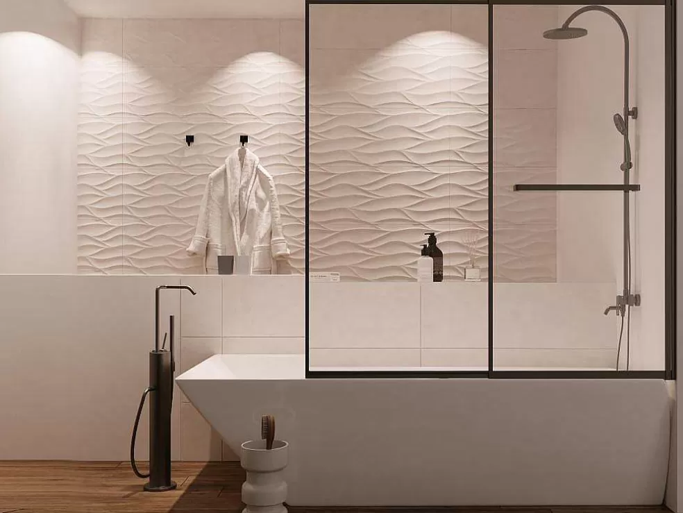 Shower & Design Painel De Banheira De Correr Preto Mate Com Toalheiro 120X140 Cm - Waimea* Resguardo De Banheira