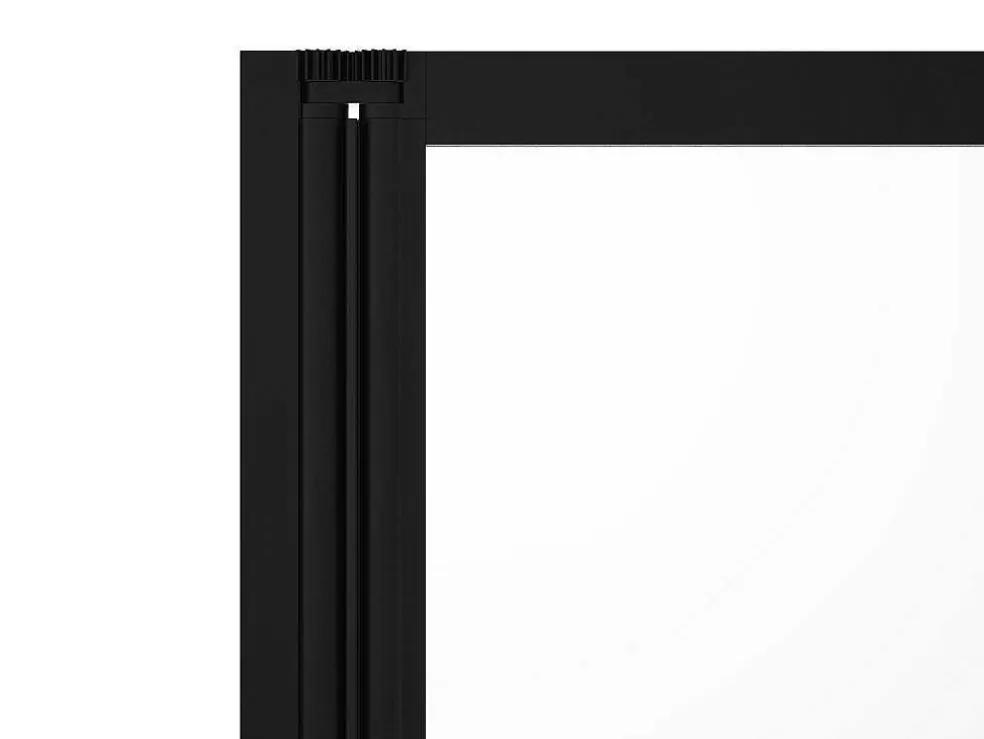 Shower & Design Painel De Banheira Dobravel Em Metal Preto Mate Estilo Atelier 120 X 140 Cm - District* Resguardo De Banheira