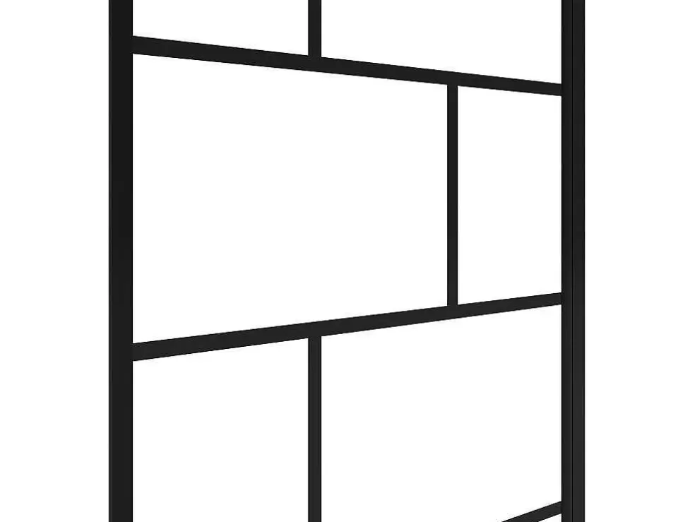 Shower & Design Painel De Banheira Giratorio Estilo Industrial 80X140 Cm Preto Mate Vidro - Rivanon* Resguardo De Banheira