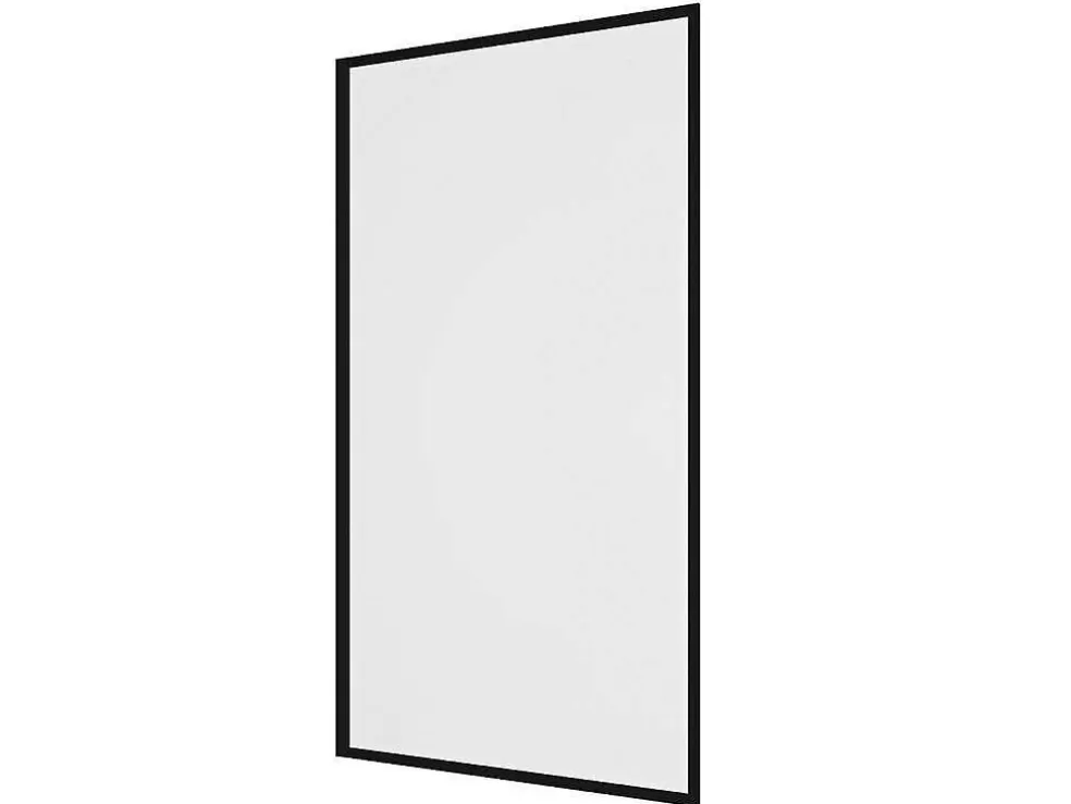 Shower & Design Painel De Banheira Preto Mate Estilo Industrial 80 X 140 Cm Vidro Temperado - Bradenton* Resguardo De Banheira