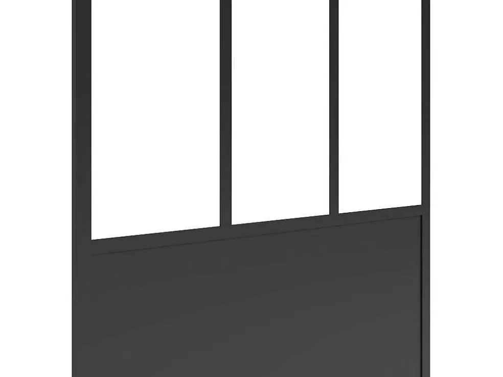 Shower & Design Painel De Duche A Italiana Preto Mate Estilo Atelier 120 X 200 Cm - Urbanik* Painel De Duche
