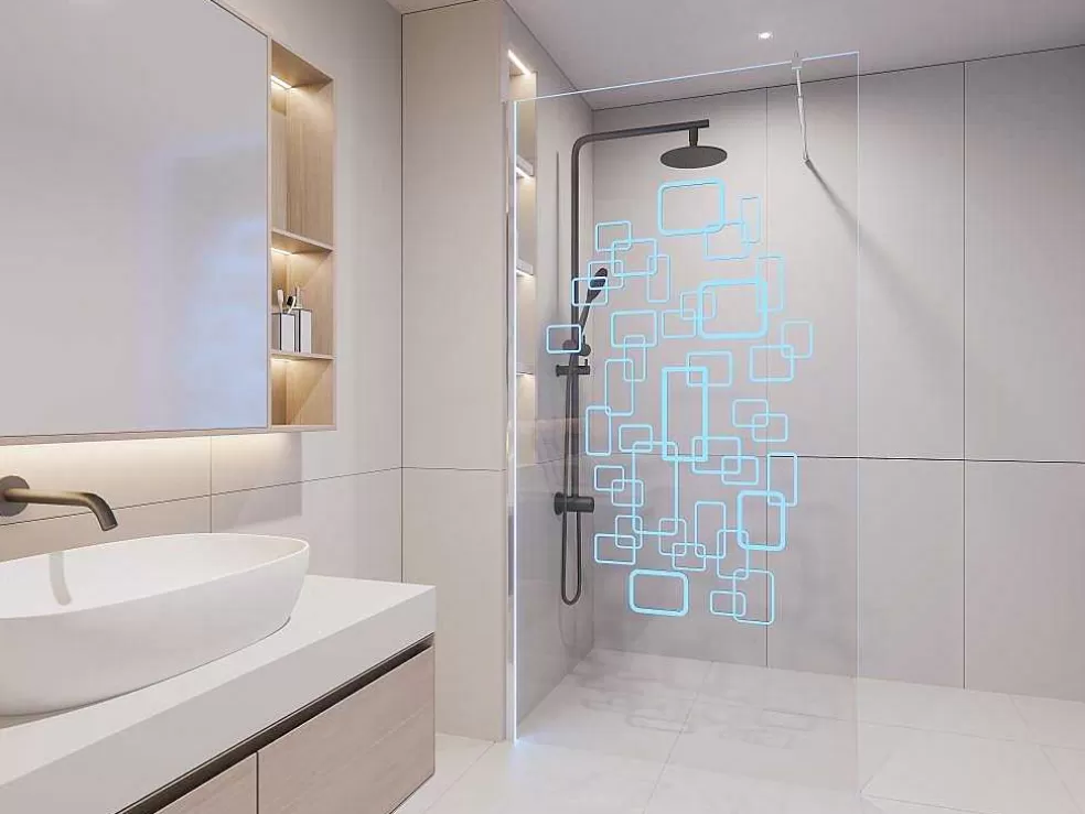 Shower & Design Painel De Duche Bella Com Leds - 120 X 200 Cm* Painel De Duche