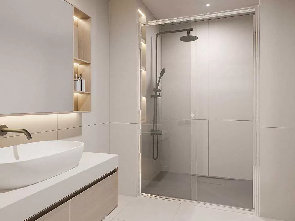 Shower & Design Painel De Duche De Correr Jessica Ii - 120 X 190 Cm* Painel De Duche