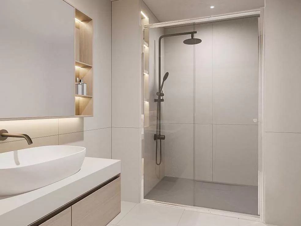 Shower & Design Painel De Duche De Correr Jessica Ii - 140 X 190 Cm* Promoções Casa De Banho & Bem-Estar