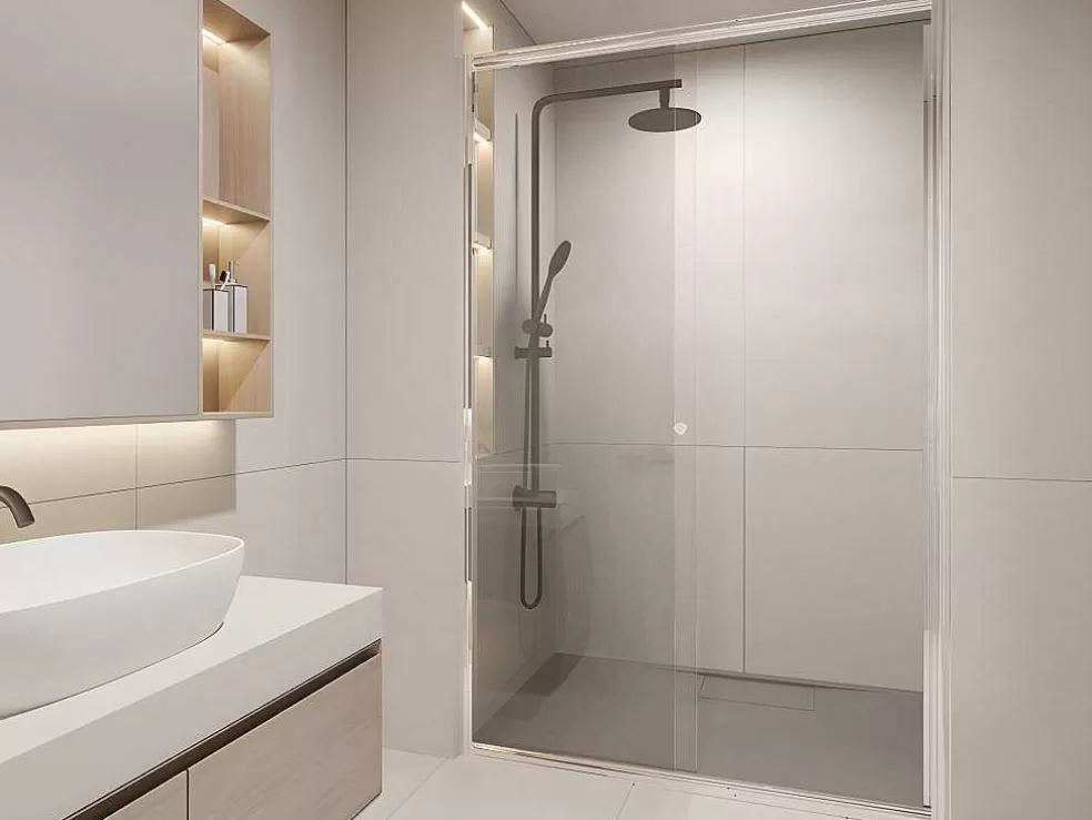 Shower & Design Painel De Duche De Correr Jessica Ii - 140 X 190 Cm* Promoções Casa De Banho & Bem-Estar