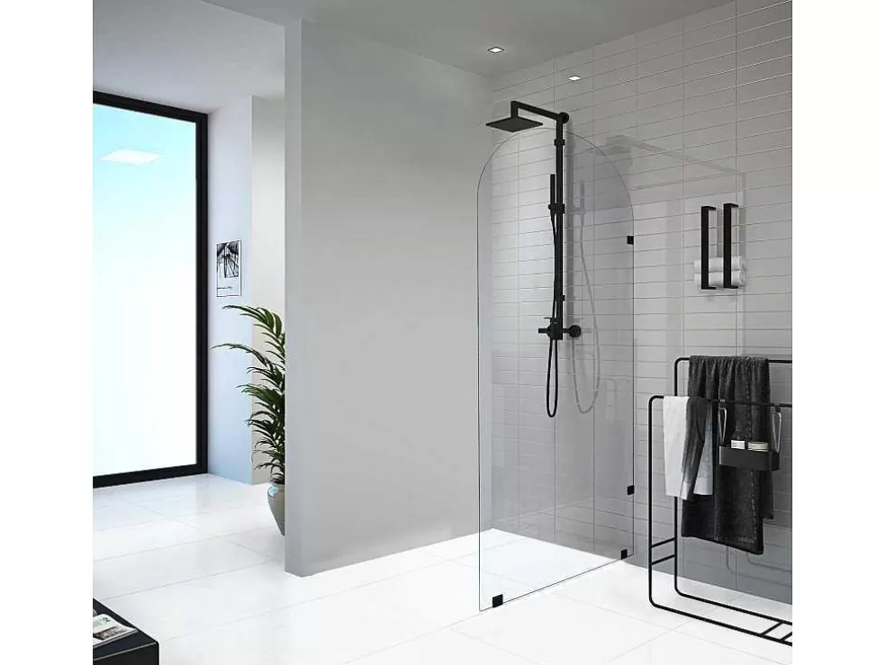 Shower & Design Painel De Duche Estilo Italiano Arredondado De 90 X 215 Cm - Airlie* Painel De Duche