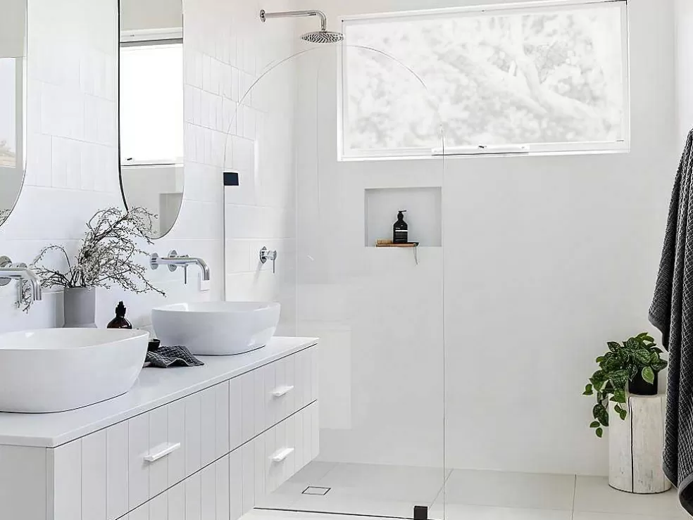 Shower & Design Painel De Duche Estilo Italiano Arredondado De 90 X 215 Cm - Airlie* Painel De Duche