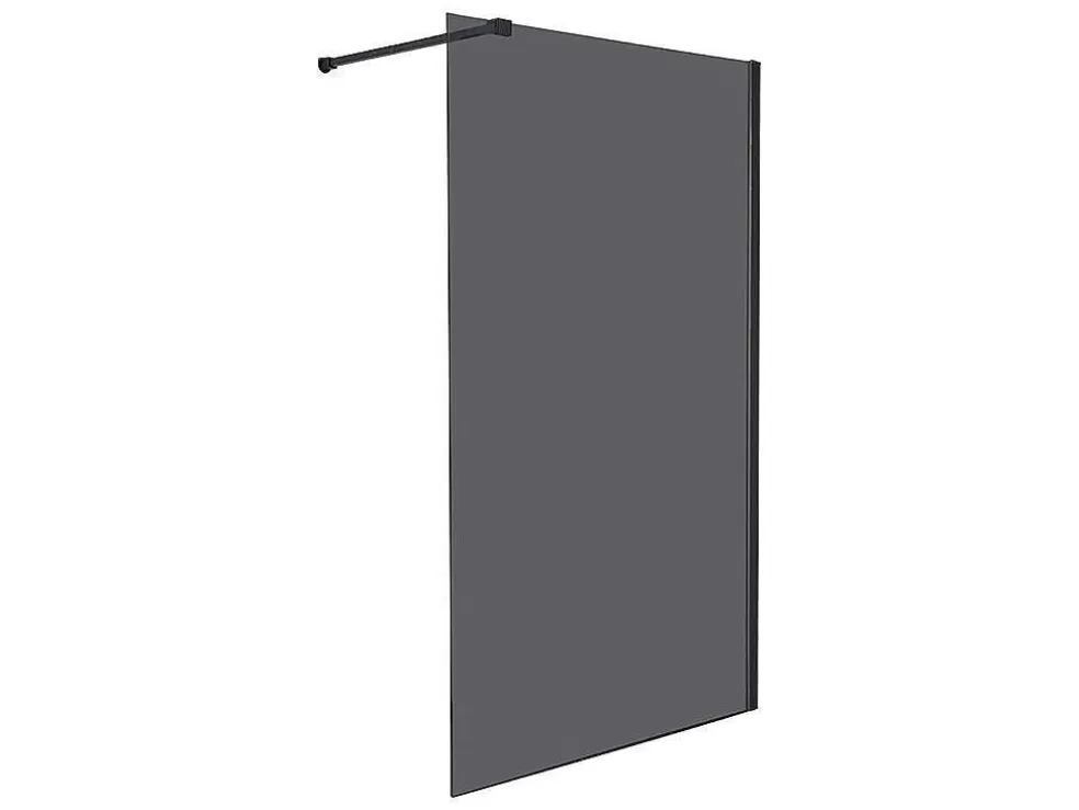 Shower & Design Painel De Duche Estilo Italiano Malika - 120X200 Cm - Vidro Cinzento* Painel De Duche