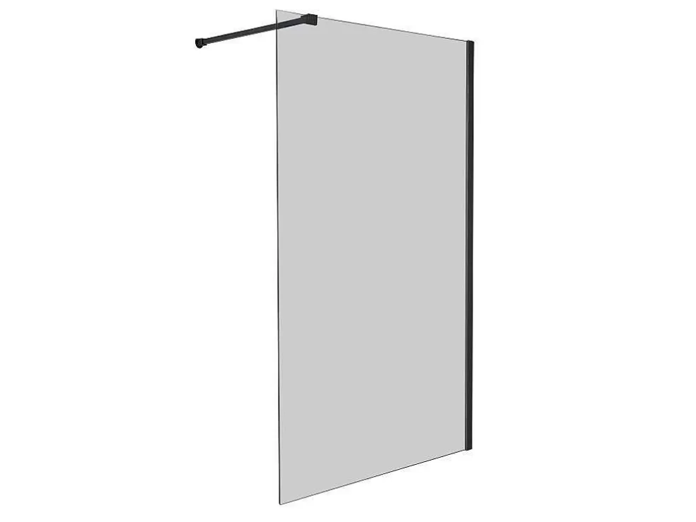 Shower & Design Painel De Duche Estilo Italiano Malika - 140X200 Cm - Vidro Cinzento* Painel De Duche